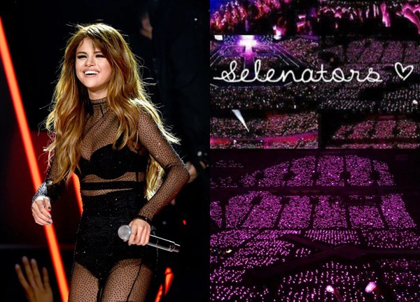 Selena Gomez "colored" posted a closed concert photo thanking fans but mistakenly taking SNSD photos