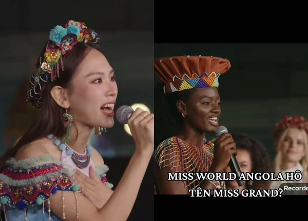 Miss World: 1 hoa hậu đọc nhầm thành Miss Grand, Mai Phương tự tin hô vang VN