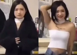 Posting a clip showing off her sexy choreography, the hot girl accidentally revealed her true figure, fans lamented