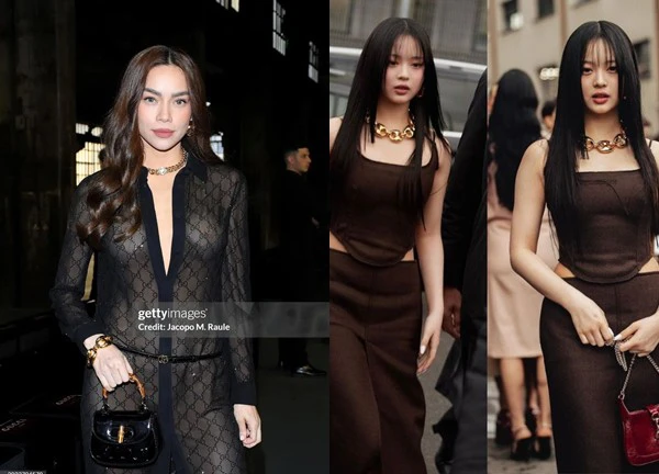 Hà Hồ càn quét show Gucci, thần thái body mẹ 3 con "ăn đứt" Mai Davika lẫn Hanni