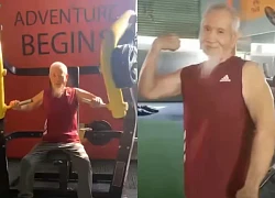 100-year-old Vietnamese man in gym pushes heavy weights to surprise everyone, mysterious identity