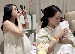 Sam sneaked makeup in the toilet before giving birth, husband was barred from entering