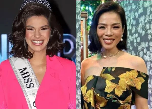 The reigning Miss Universe's beauty has plummeted and is being commented that she looks more and more like Le Quyen