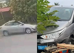 Hai Phong: A man sitting on the side of the road was hit by a driving vehicle and hospitalized