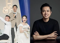 The handsome male MC caused a stir at Quang Hai's wedding, with the audience clamoring to take him home and raise him