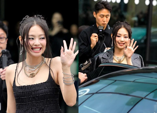 Jennie khiến netizen ná thở với outfit "hót hòn họt" tại Paris Fashion Week