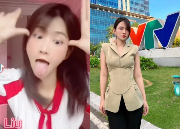 Tiktoker Le Bong "makeover" spectacularly: From the disaster "sticking out her tongue" to the new VTV muse