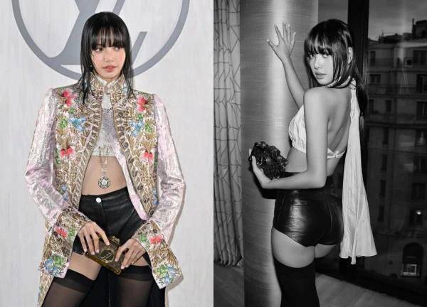 Lisa released a stretch photo at the Louis Vuitton show, worthy of the title of "saint of K-pop body"