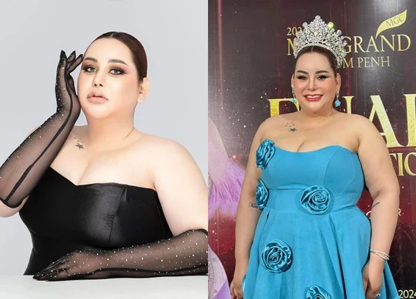 Người đẹp chuyển giới 140kg quyết "đè bẹp" đối thủ tại Hoa hậu Hoàn vũ Campuchia
