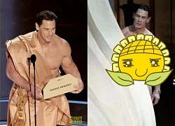 John Cena "không mảnh vải" tại Oscar 2024: Bắt chước khoảnh khắc kinh điển