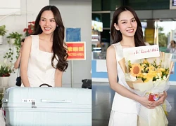 Mai Phuong returned to Vietnam after finishing in the top 12 of Miss World, Phuong Nhi 'disappeared' at the airport