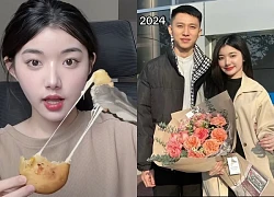 'Tiên nữ Mukbang' công khai bạn trai cực phẩm, fanboy thất tình online