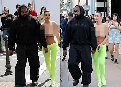 Kanye West and his wife were photographed by passersby like "strange animals" because wearing pants was difficult