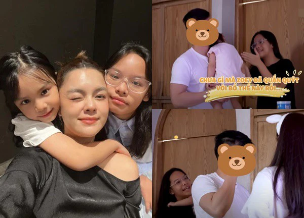 Mối quan hệ giữa chồng mới với 2 con gái riêng của Phạm Quỳnh Anh bị lộ qua chi tiết này