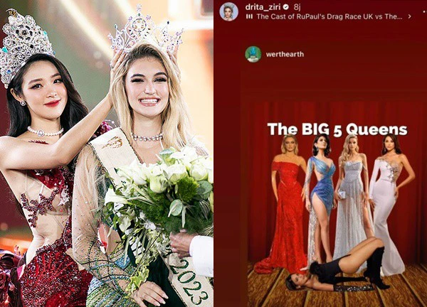 Miss Earth đăng ảnh dìm Miss Grand, hạ thấp danh dự Mr Nawat, fan nổi đóa