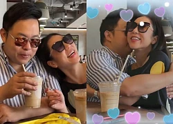 Quang Le cuddled, kissed Ha Thanh Xuan on the cheek amid dating news, the singer confessed this