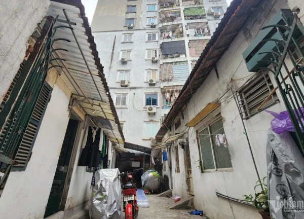 Chung cư mini bị nứt cột ở quận Thanh Xuân là do xây sai phép