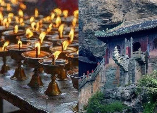 The oil lamp on the mountain burned for more than 600 years without going out, the secret was "revealed" by tourists.