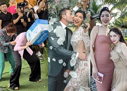 Minh Tu wedding: Hoa Minzy performed a lion dance, Vo Hoang Yen was absent, Puka lamented one thing