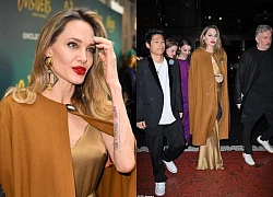 Angelina Jolie appeared bright with Pax Thien, showing off her meaningful tattoo