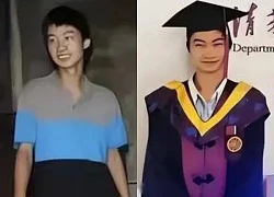 The male student passed as valedictorian with a record score. When the university principal came home, he was dumbfounded