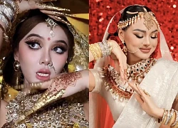 Trend makeup Ấn Độ: Xuân Ca dẫn đầu xu hướng, Mai Ngô hoá nữ thần