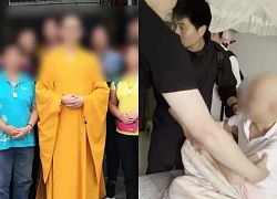 The sleeping abbot was arrested by the police and turned out to be a fugitive wanted for 23 years