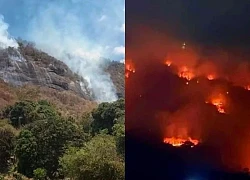 An Giang: The forest fire on Co To Mountain is controlled, some places still have smoldering smoke