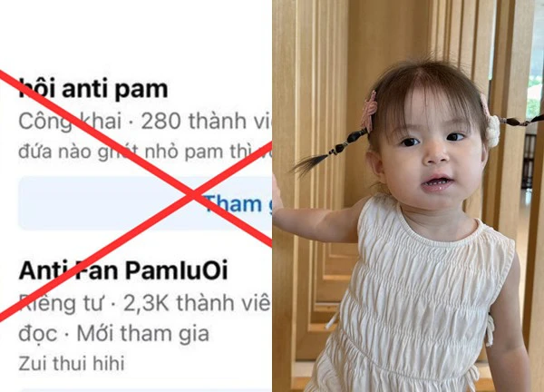 "Em bé quốc dân" Pamyeuoi bị lập group anti, cộng đồng mạng bày tỏ sự bức xúc