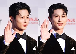 Nam thần Cõng Anh Mà Chạy đổi đời rồi: Náo loạn thảm đỏ LHP Jeonju sau tập nụ hôn, hot đến độ... "mất" luôn tên thật!