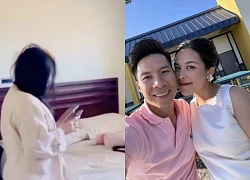 "Osen" Ngoc Mai and her husband were criticized for the strange flag at the head of the bed and immediately explained