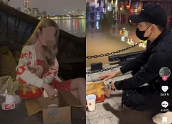 Some young Vietnamese people "imitated" going to West Lake to drop food for Fat Cat, causing outrage