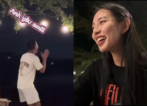 Rộ clip Quang Linh hét lớn "anh yêu em" trước mặt Thùy Tiên, fan couple náo loạn