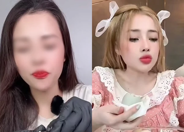 Ngân 98 bị một tiktoker "đạo nhái" cách mukbang, copy luôn bạn trai ngồi cạnh