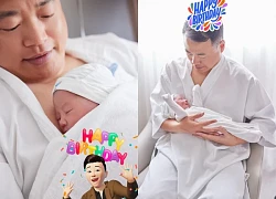 Shark Bình mừng rỡ, vội khoe ảnh cận mặt cặp song sinh "Rồng Vàng" ngay sau khi Phương Oanh vượt cạn thành công