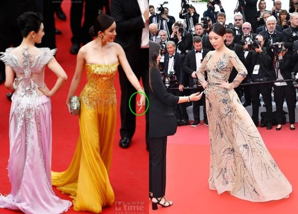 Trò lố gây kinh hãi của "đội quân Cbiz" tại thảm đỏ Cannes