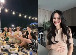 Chu Thanh Huyen "argued with the doctor" while pregnant and still drank beer loudly, fans said to learn from Hai My