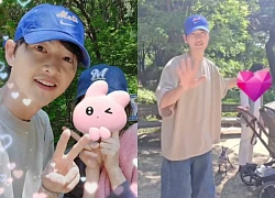 Song Joong Ki lộ diện sau bão tranh cãi ở Baeksang, có hành động bảo vệ vợ con gây chú ý