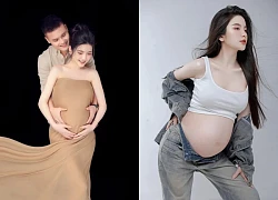 Chu Thanh Huyền tung ảnh bầu chuẩn bị đón "bé Rồng", Quang Hải nói đúng 3 chữ