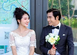 Thanh Binh's ex-husband Ngoc Lan released wedding photos, the beautiful bride was praised as a good match?