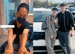 Trang Tran, struggling in the US, now has photos of her husband suspected of working as a nail technician exposed, rumored to be "slandering"