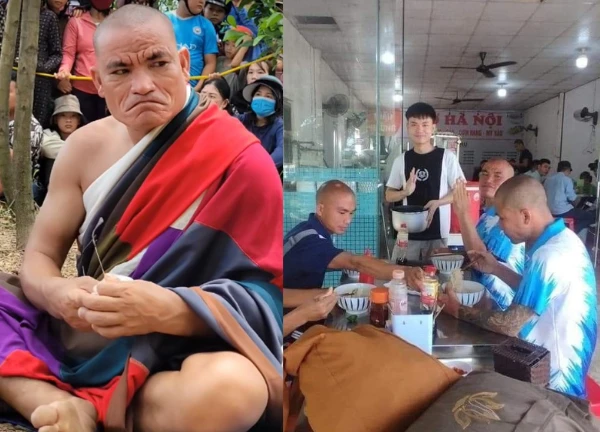 Guardian Kim Cang followed Master Minh Tue "down to his shirt" to eat beef noodle soup: What did the owner say?