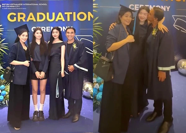 Quyền Linh suýt khóc, cảm giác mình như "hai lúa" khi bước vào lễ tốt nghiệp xịn sò của con gái