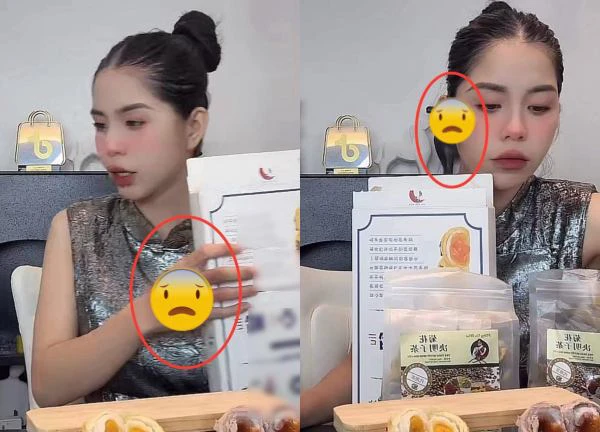 Hang Du Muc revealed her injured face on livestream, people suspected of being influenced by her husband