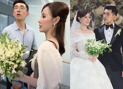 Midu and her husband Minh Dat were secretly photographed in the elevator after the wedding, the embankment caused a storm