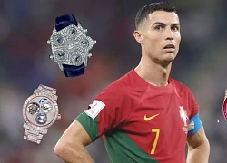 Ronaldo dazzles with a collection of million-dollar watches, the CR7 class is difficult to surpass