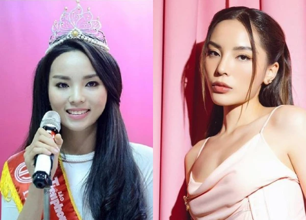 Ky Duyen could not bear the weight of the crown when she was crowned at the ag.e of 18