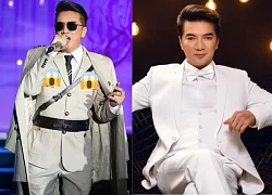 Dam Vinh Hung was groped for a strange badge and was forced to turn off the radio after the live concert