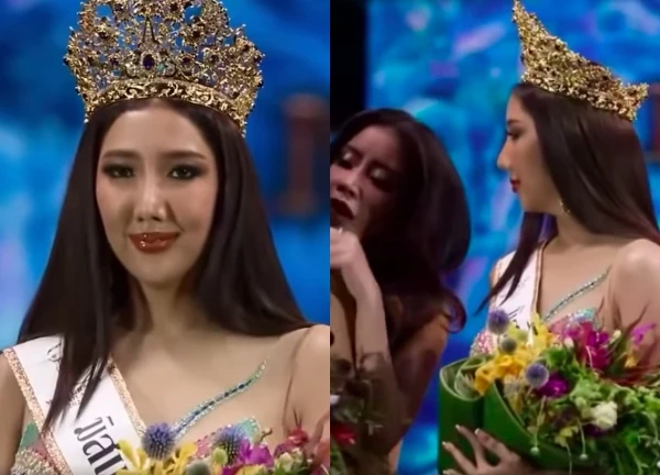 Miss Grand Thailand bị cô lập ngay trên sân khấu, đăng quang không ai chúc mừng