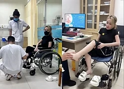 Ngan 98 was admitted to the hospital in a wheelchair after "cutlery", the doctor diagnosed it causing anxiety